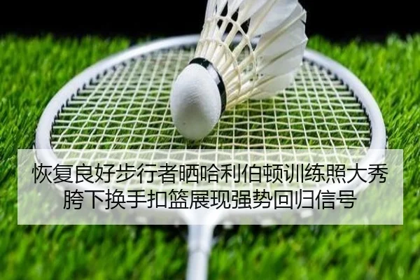 恢复良好步行者晒哈利伯顿训练照大秀胯下换手扣篮展现强势回归信号